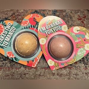Pacha Soap Co. Bath Bombs/1 set of Mango and Bananas. SOLD AT WHOLE FOODS:)